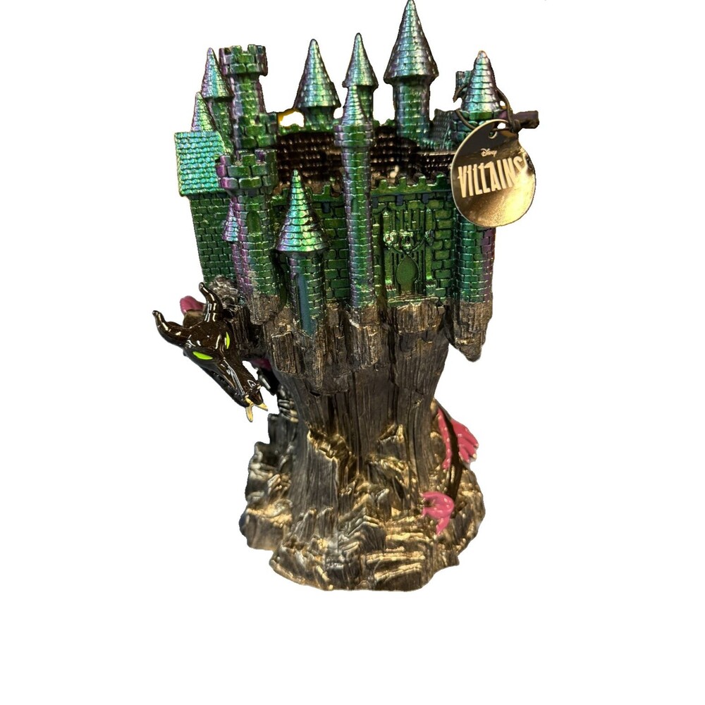 Bath & Body Works Disney Villains Maleficent Dragon Castle 3 Wick Candle Holder